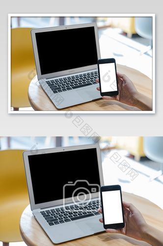 商务办公手机电脑摄影图片