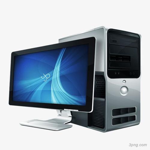 电脑桌面电脑png素材透明免抠图片-产品实物